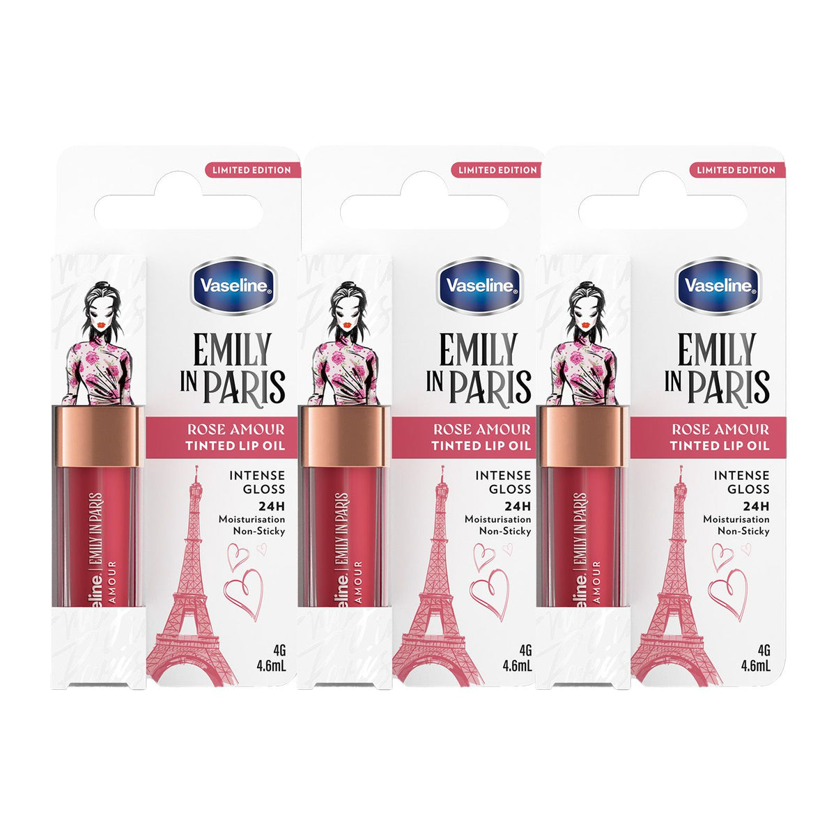 Vaseline x Emily in Paris Lip Oil Limited Edition