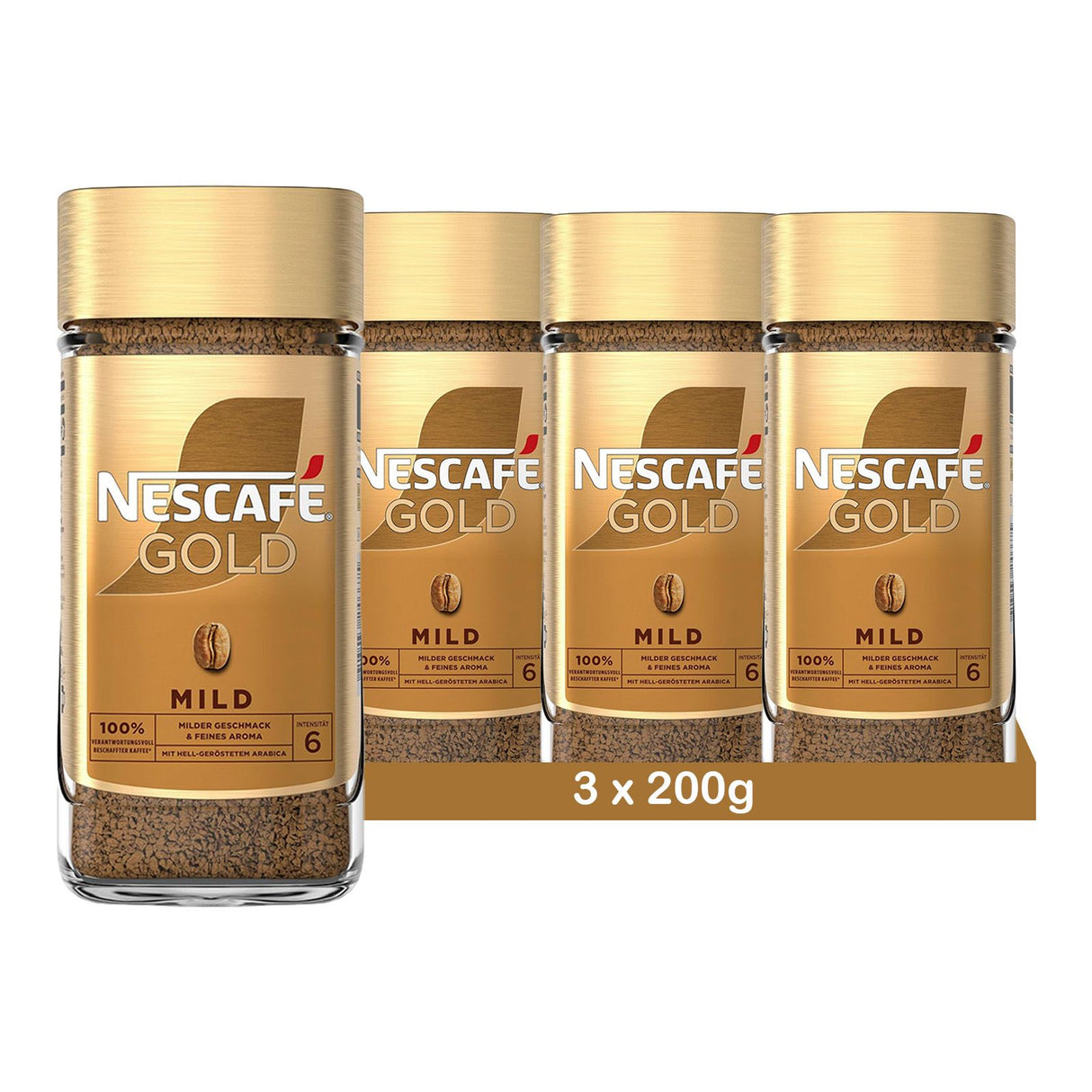 NESCAFÉ Gold Mild, löslicher Bohnenkaffee