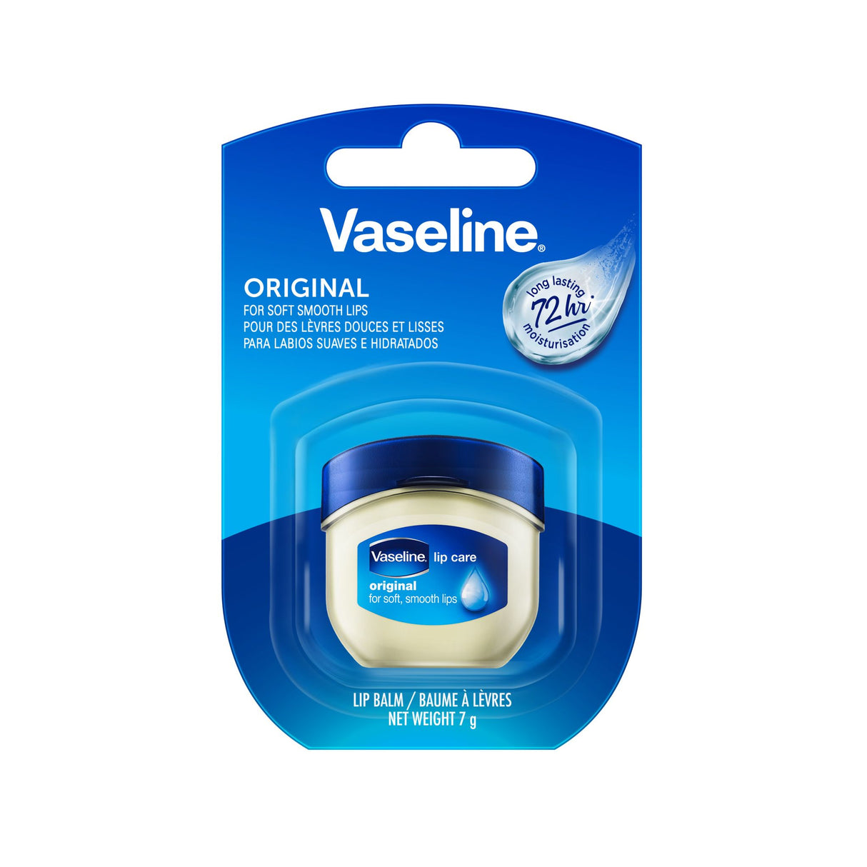 Vaseline Lip Therapy 7G Das Original | Pflegender Lippenbalsam für optimale Feuchtigkeit