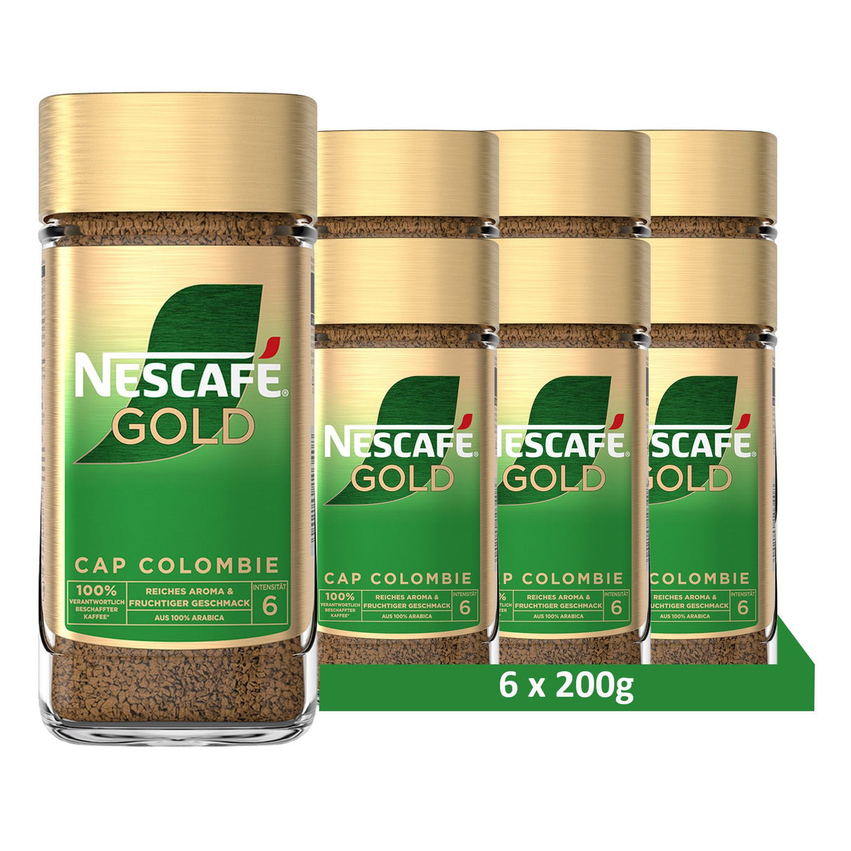 NESCAFÉ Gold Cap Colombie, löslicher Bohnenkaffee