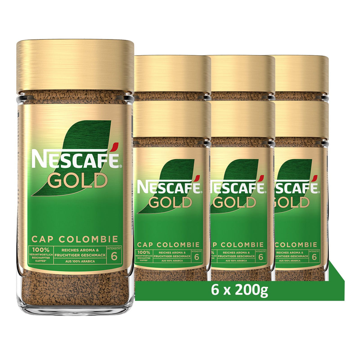 NESCAFÉ Gold Cap Colombie, löslicher Bohnenkaffee