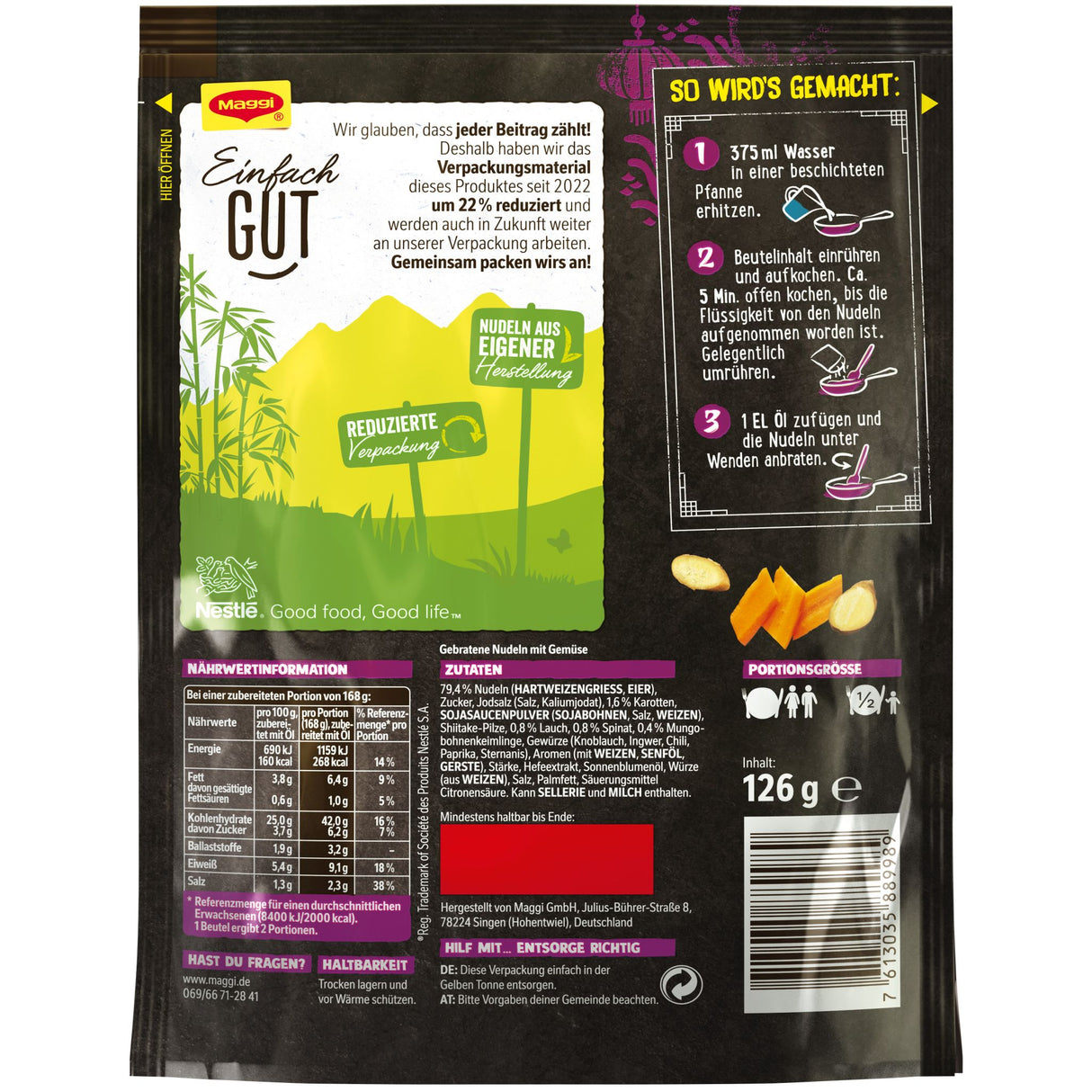 MAGGI Magic Asia Gebratene Nudeln Teriyaki