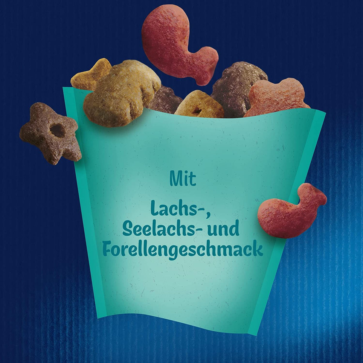 FELIX KnabberMix Strandspaß, Knuspriger Katzensnackmit 200g Beutel