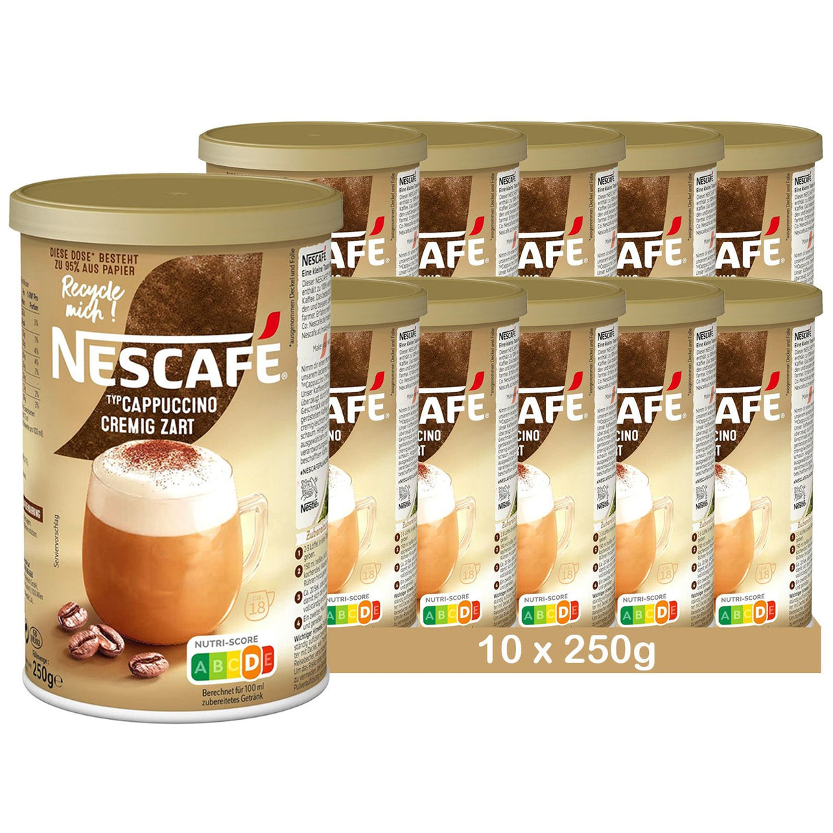 NESCAFÉ Gold Typ Cappuccino löslicher Bohnenkaffee