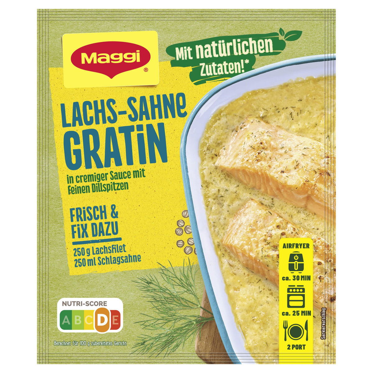 MAGGI FIX : gratin de saumon à la crème