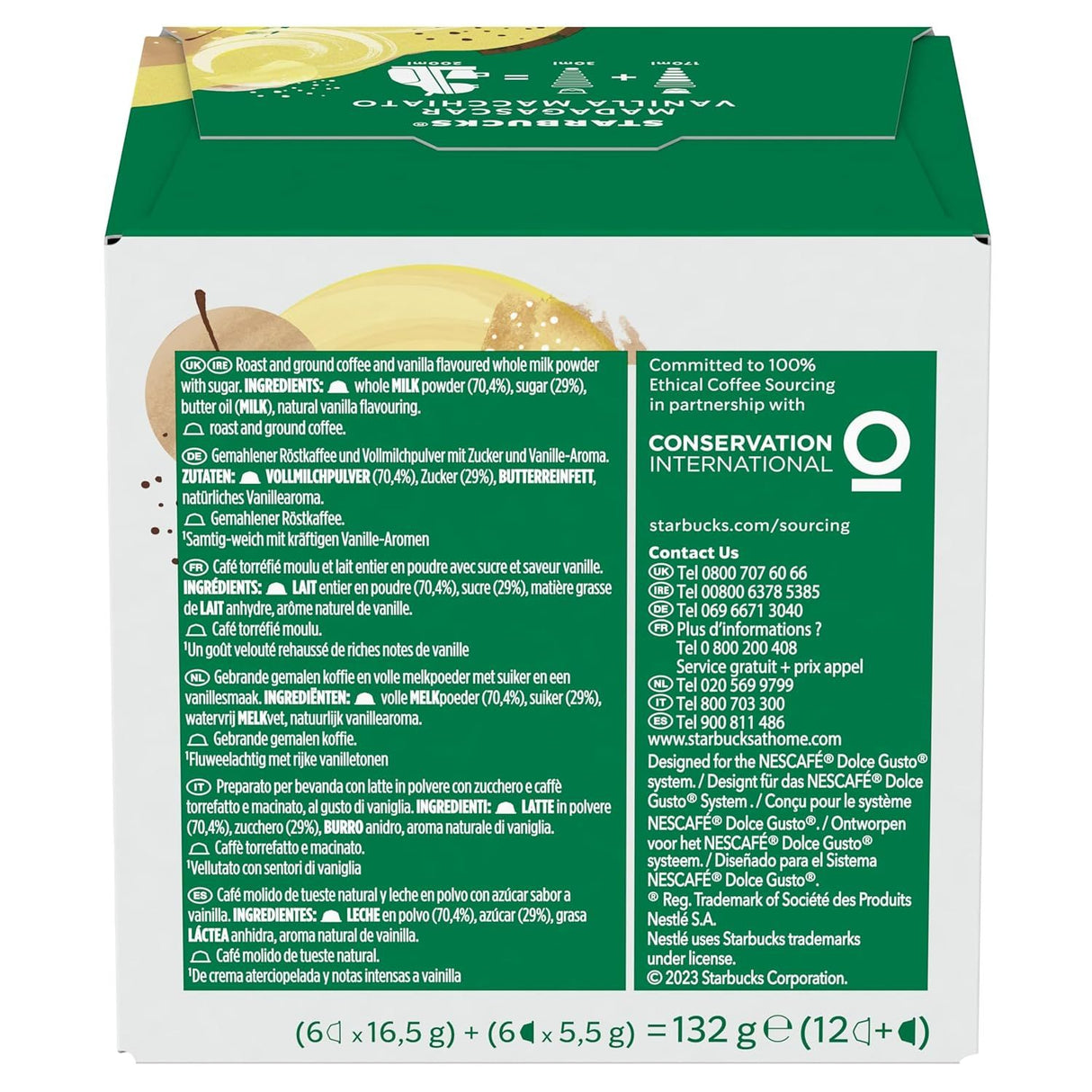 Starbucks Madagascar Vanilla Macchiato für NESCAFÉ Dolce Gusto