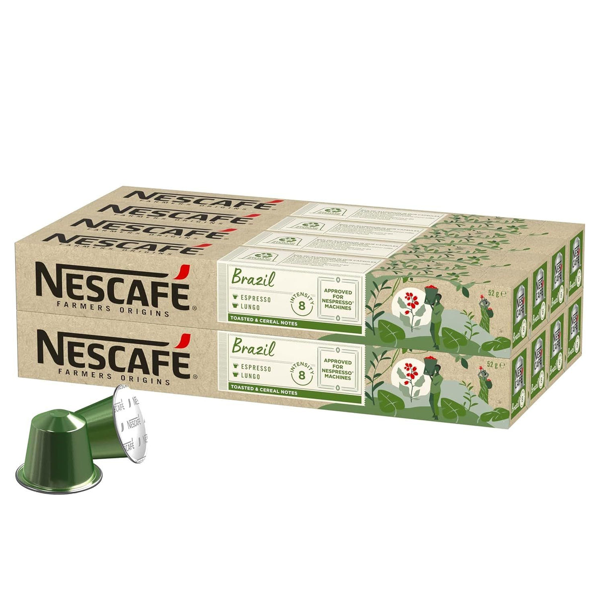 NESCAFÉ Farmers Origins Brazil Lungo pour les machines NESPRESSO