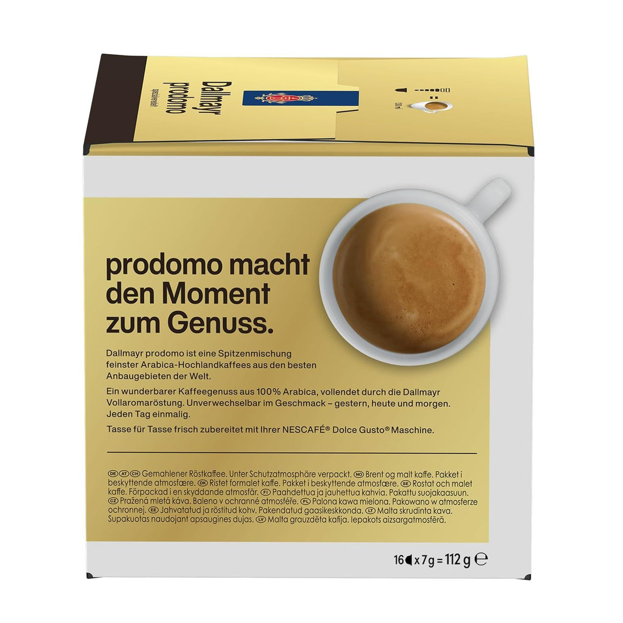 Nescafé Dolce Gusto Dallmayr Prodomo