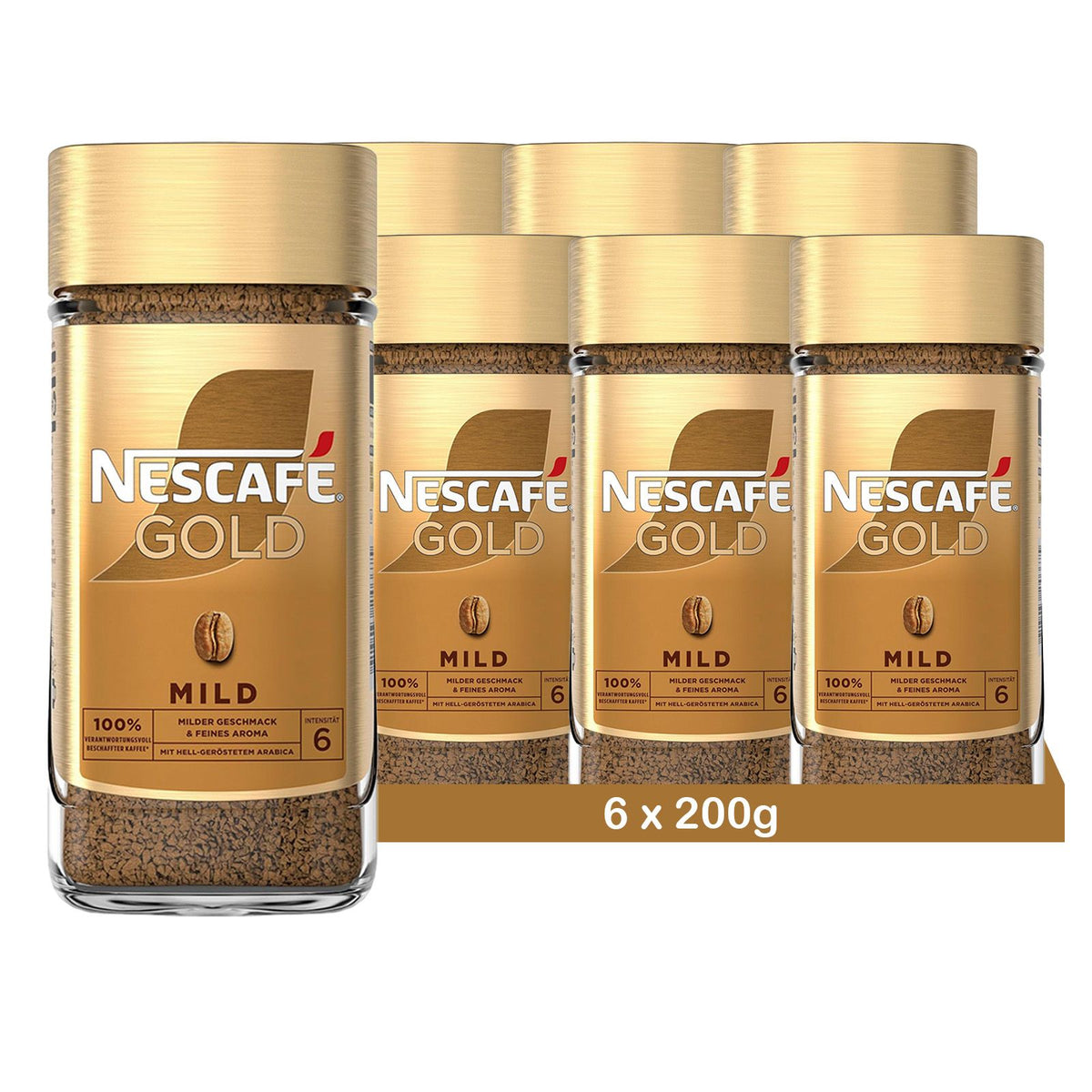 NESCAFÉ Gold Mild, löslicher Bohnenkaffee