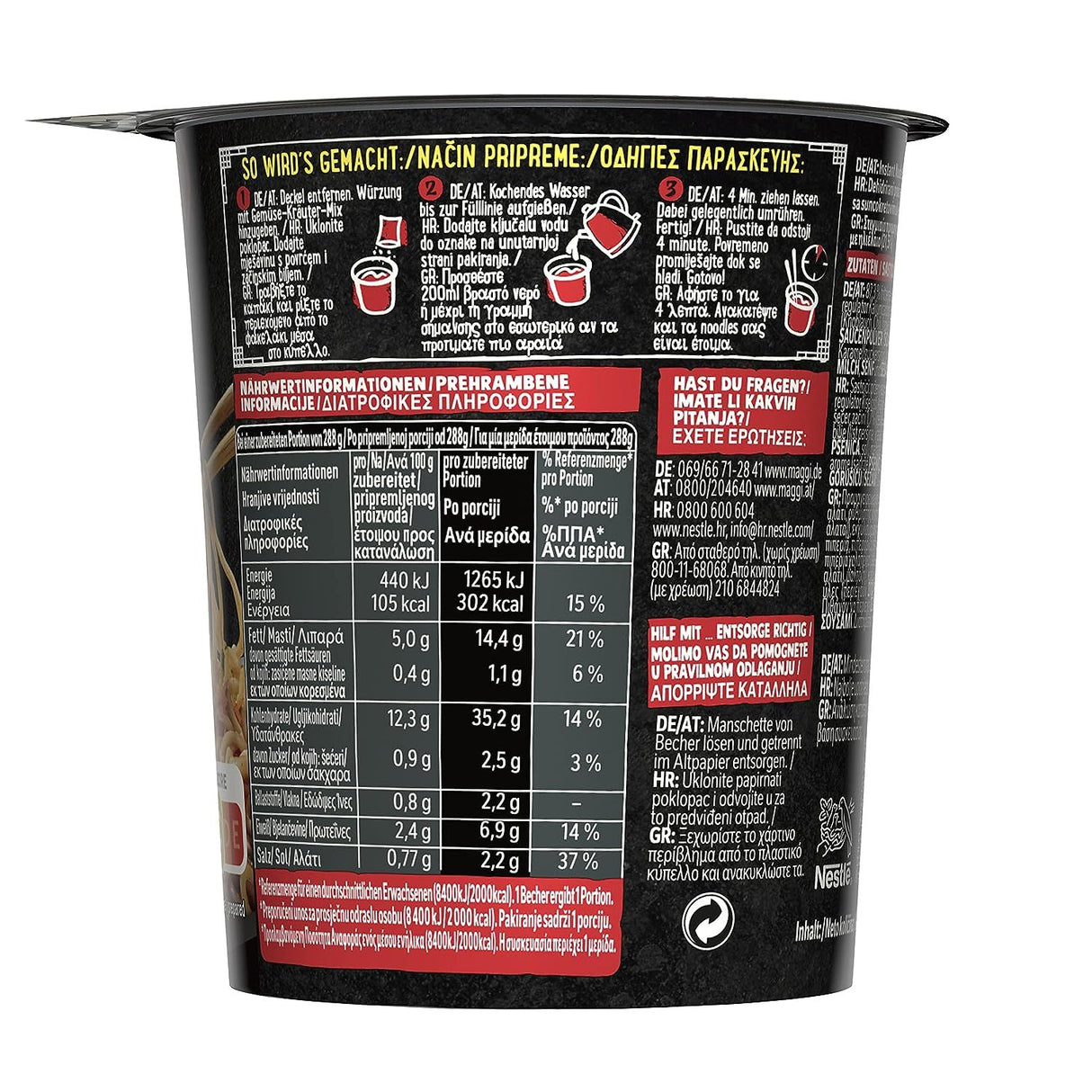 MAGGI Magic Asia Noodle Cup Chili [MHD 09/25]