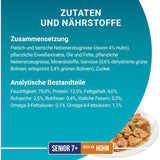 PURINA ONE SENIOR 7+ Katzenfutter nass für Seniorkatzen, mit Huhn