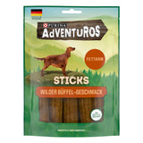 AdVENTuROS Sticks Hundeleckerli fettarm, mit Büffelgeschmack 120g Beutel