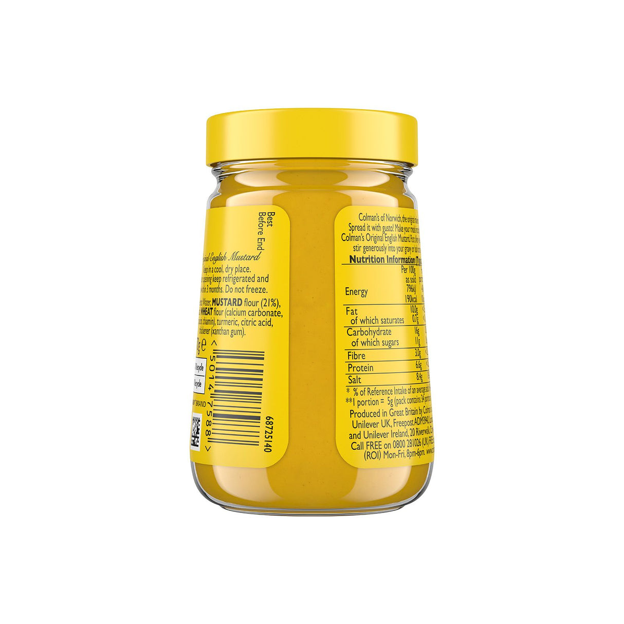 Colman's Original englischer Senf, English Mustard fein gemahlen