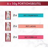 GOURMET Mon Petit Katzenfutter nass, Fisch-Variationen