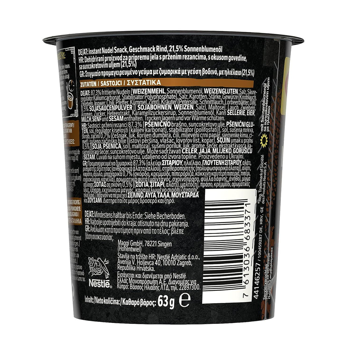 MAGGI Magic Asia Noodle Cup Beef  [MHD 02/25]