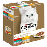 GOURMET Gold Feine Komposition Katzenfutter nass, Sorten-Mix