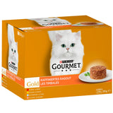 GOURMET Gold Ragoût raffiné Nourriture pour chats humide Variation de viande