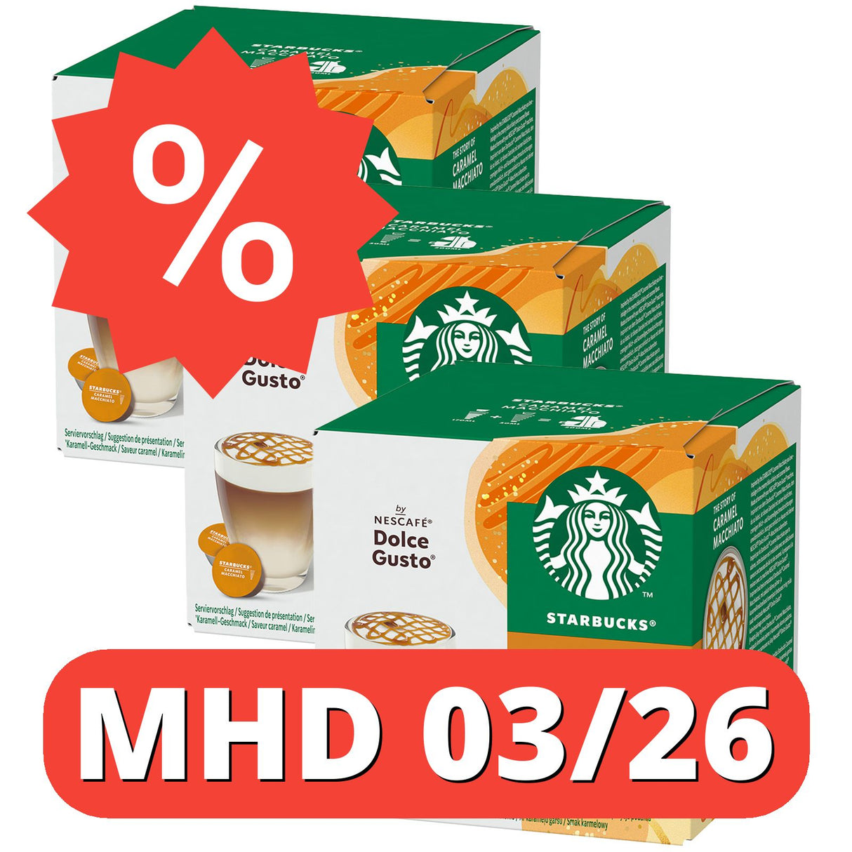 STARBUCKS Caramel Macchiato  [MHD 03/26]