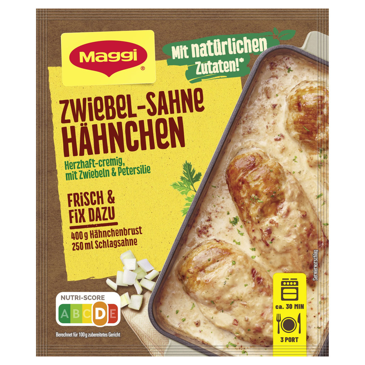 MAGGI FIX Zwiebel Sahne Hähnchen