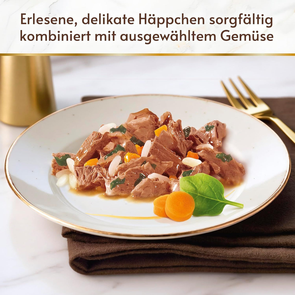 Gourmet A la Carte mit Hochseefisch, Lachs, Truthahn und Ente