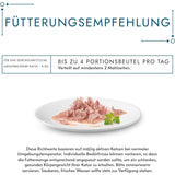 GOURMET Perle Erlesene Streifen mit Gemüse - Exotics Katzenfutter nass, 8er Pack à 85g Dose