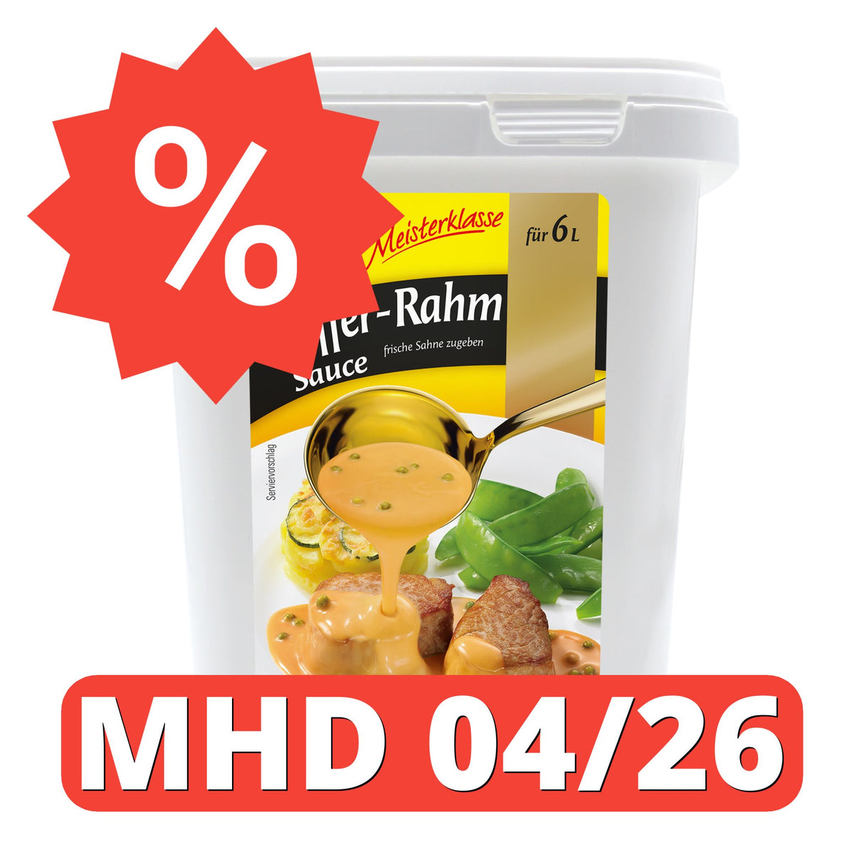 Maggi Meisterklasse Pfeffer-Rahm-Sauce [MHD 04/26]