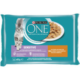 PURINA ONE SENSITIVE Katzenfutter nass mit Huhn