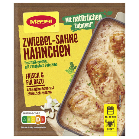 MAGGI FIX Zwiebel Sahne Hähnchen