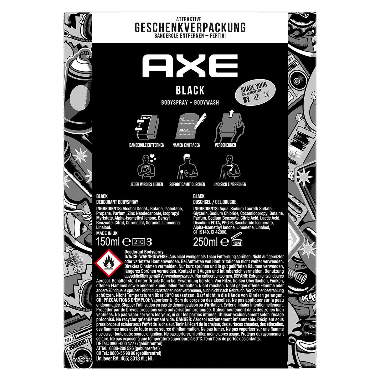 AXE Geschenkset Black
