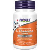 Now Foods Double Strength L-Theanine 200mg