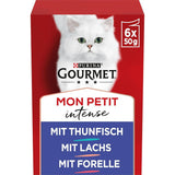 GOURMET Mon Petit Katzenfutter nass, Fisch-Variationen