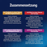 FELIX Sensations Saucen Katzenfutter nass, Sorten-Mix