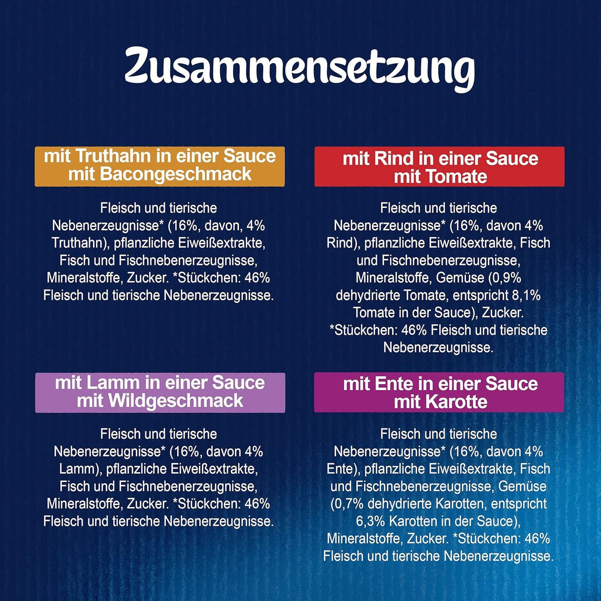 FELIX Sensations Saucen Katzenfutter nass, Sorten-Mix