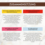 Gourmet A la Carte mit Huhn, Rind, Forelle und Seelachs