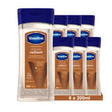 Vaseline Intensive Care Cocoa Radiant für strahlende Haut, Körpergelöl mit reiner Kakaobutter + regenerierenden Ölen,