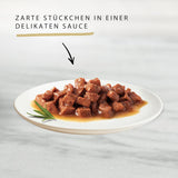 PURINA GOURMET Gold Zarte Häppchen in Sauce Katzenfutter nass, Sorten-Mix 8er Pack