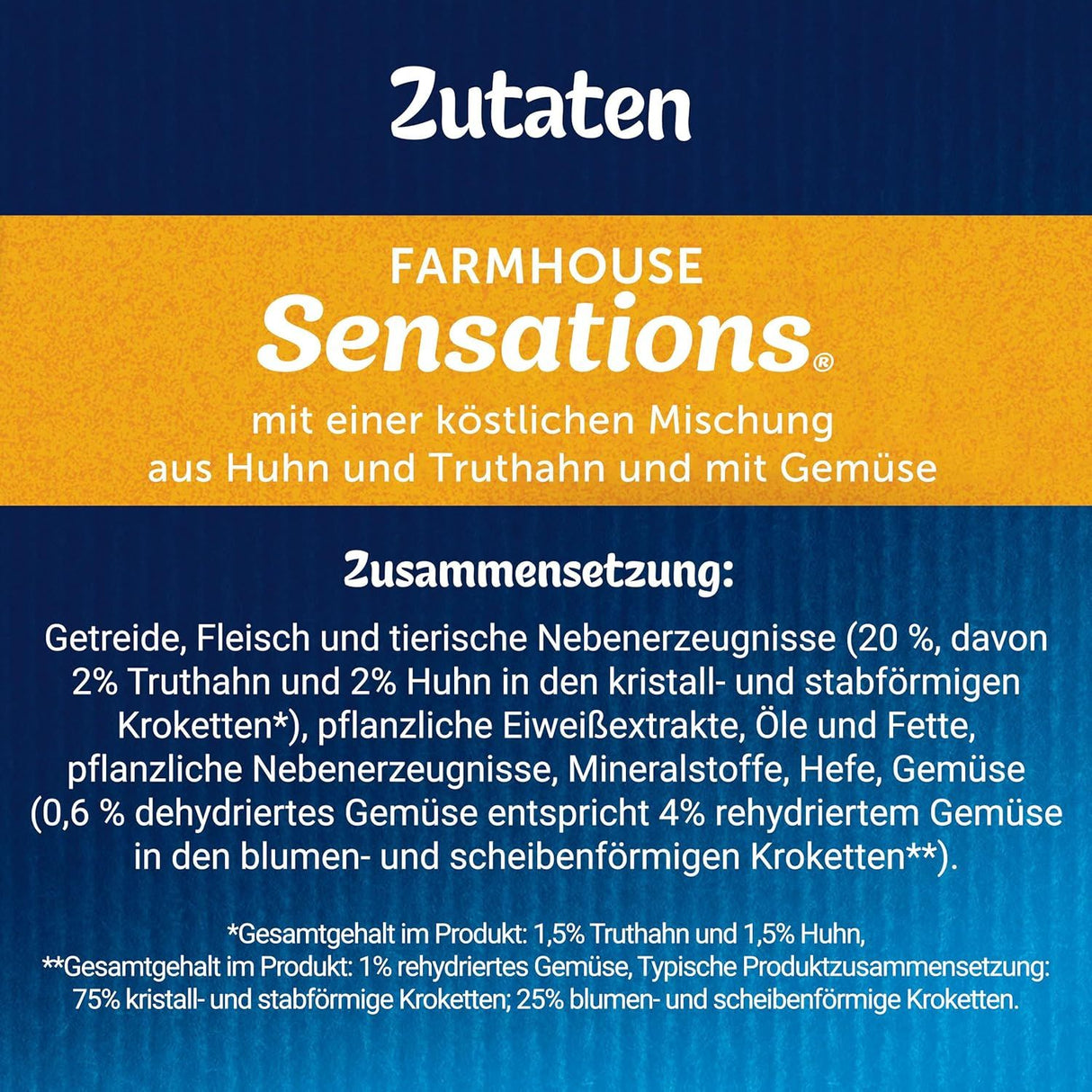 PURINA FELIX Farmhouse Sensations Trockenfutter mit Huhn