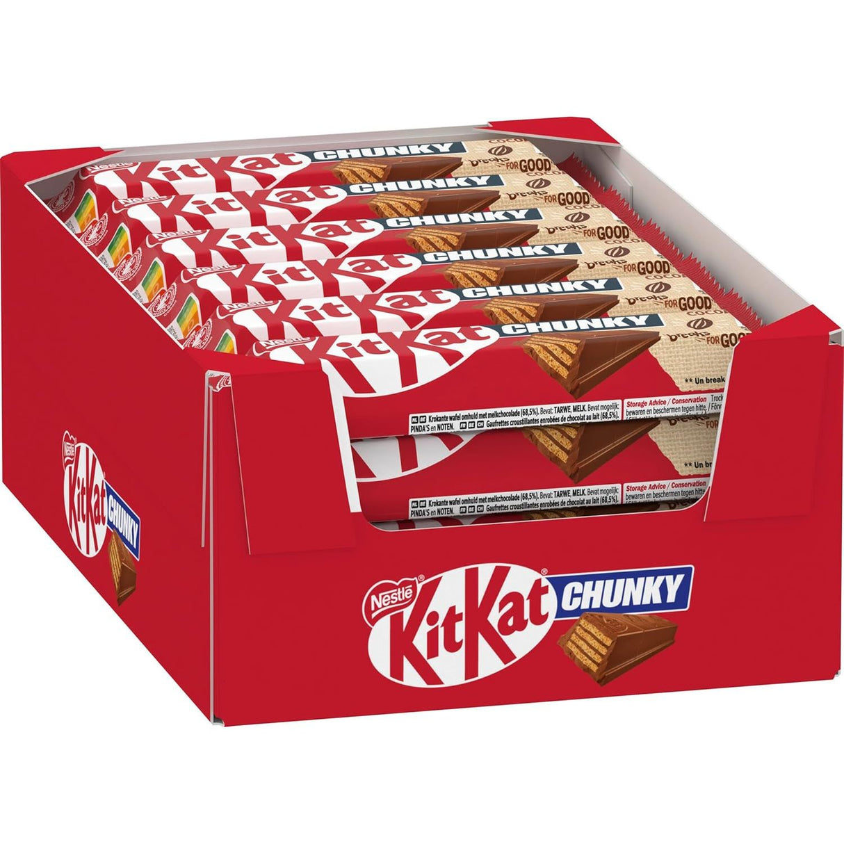 NESTLÉ KitKat Chunky Classic Schokoriegel 24er Pack