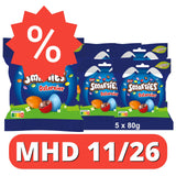 NESTLÉ SMARTIES Ostereier, Smarties in Eier Form aus Milchschokolade mit natürlichen Farben und Aromen [MHD 11/26]