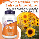 Now Foods Lécithine de tournesol 1 200 mg