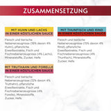 GOURMET Mon Petit Duo Katzenfutter nass, mit Fleisch und Fisch