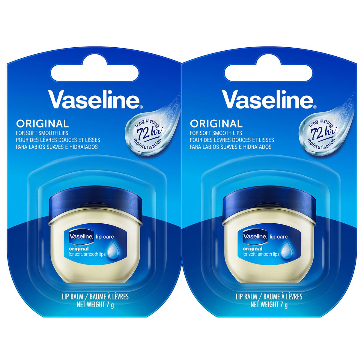 Vaseline Lip Therapy 7G Das Original | Pflegender Lippenbalsam für optimale Feuchtigkeit |
