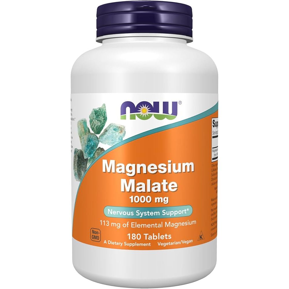 Now Foods Magnesium Malate 1000mg