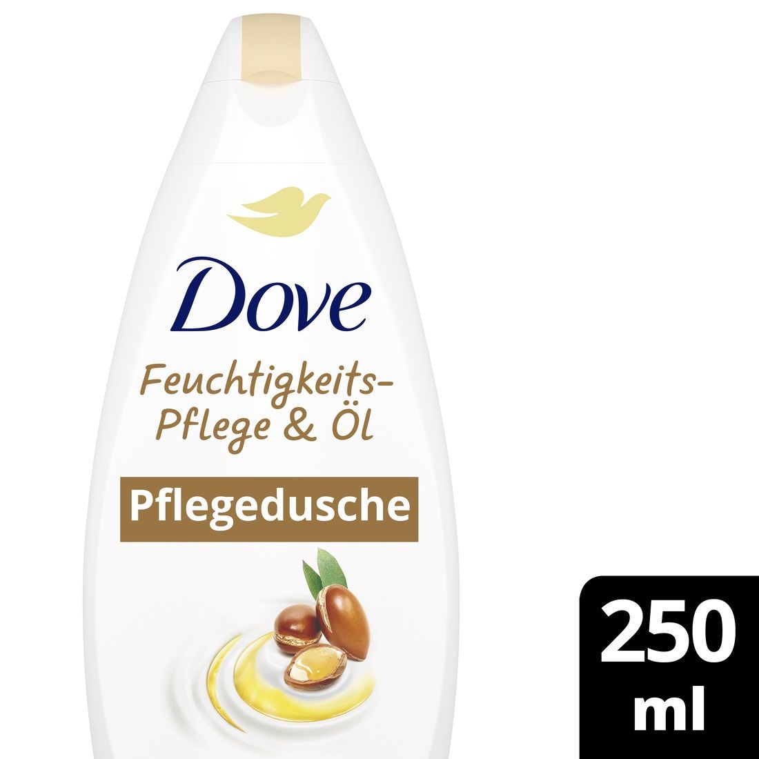 DOVE „Regenerierende Pflege“, Geschenkset für Frauen mit Kosmetiktasche, Feuchtigkeits-Pflege & Öl Dusche, Deodorant Roll-On, Body Lotion und Handcreme