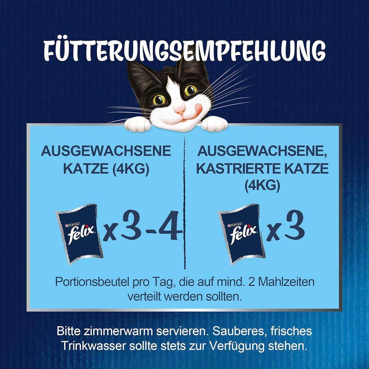 FELIX Sensations Saucen Katzenfutter nass, Sorten-Mix
