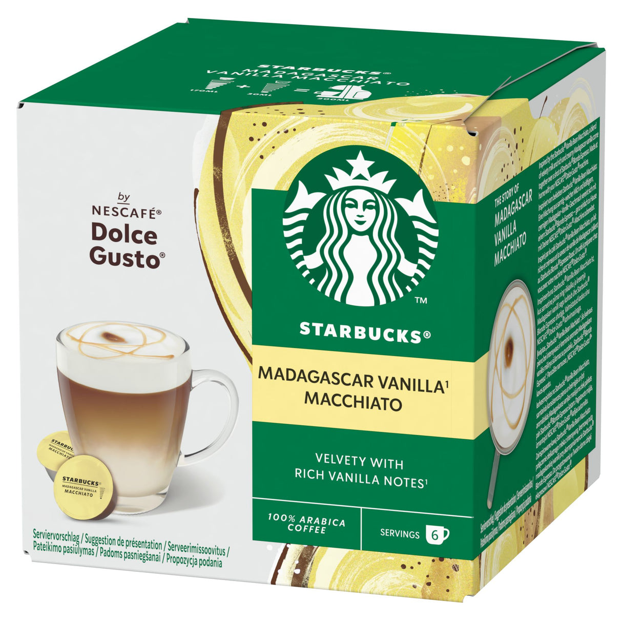 Starbucks Madagascar Vanilla Macchiato pour NESCAFÉ Dolce Gusto