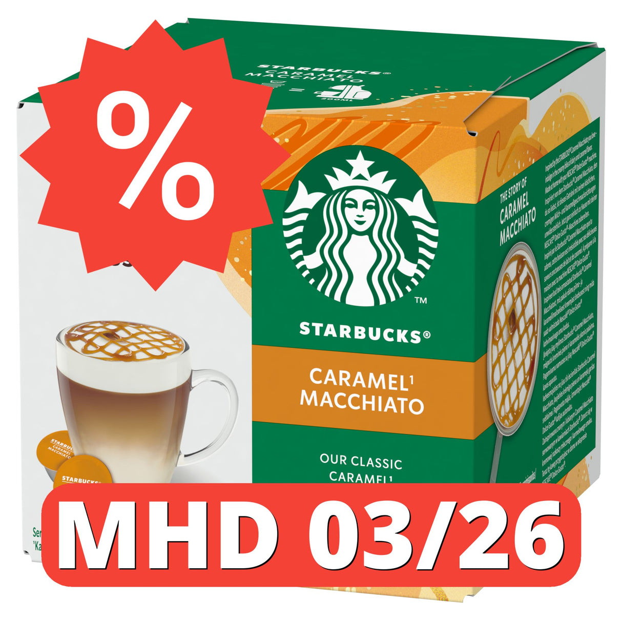 STARBUCKS Caramel Macchiato  [MHD 03/26]