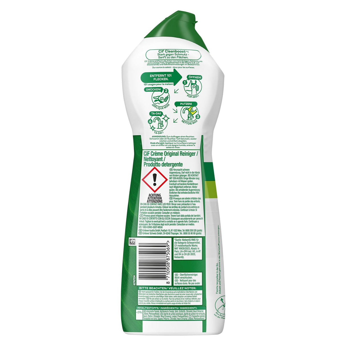 Cif Crème Original, nettoyant à récurer
