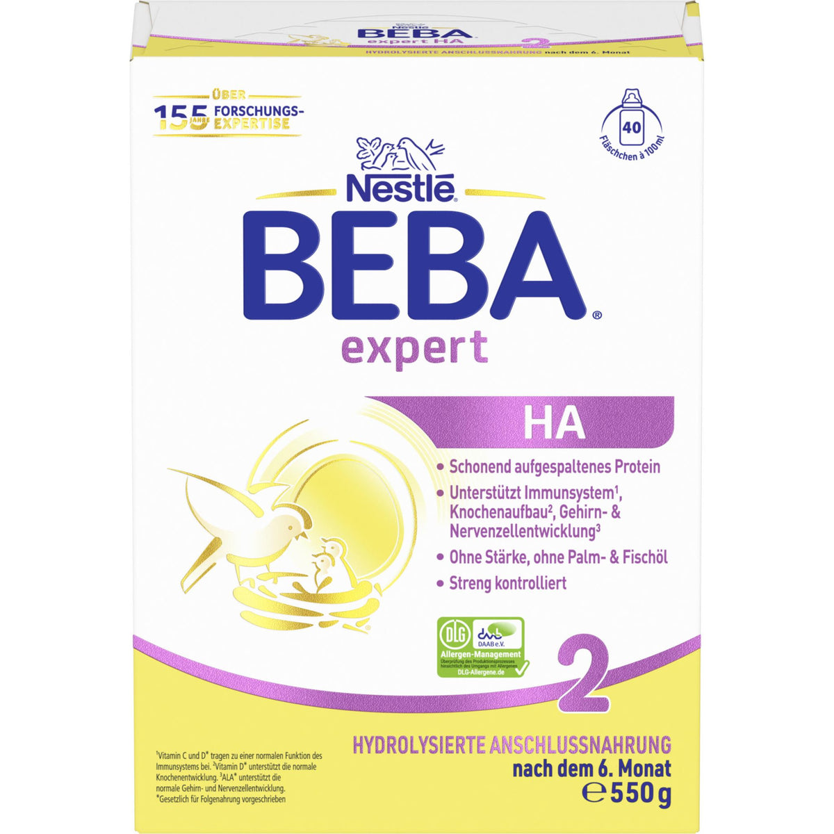 Nestlé BEBA EXPERT HA 2 Hydrolisierte Folgenahrung