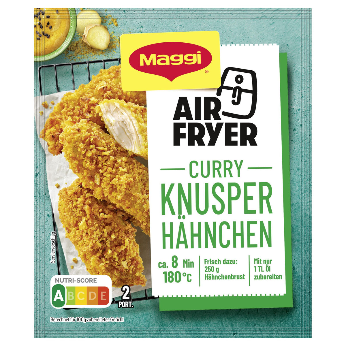 MAGGI FIX Poulet croustillant au curry pour friteuse à air chaud
